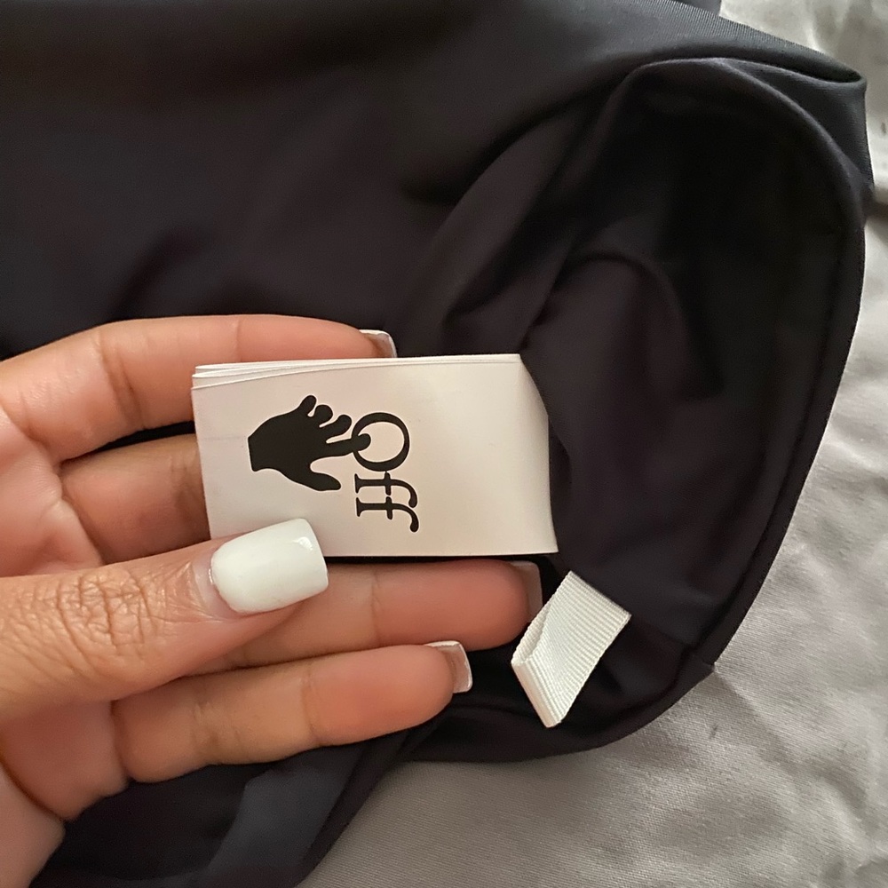 Purchased from Farfetch. One piece off-white swimsuit
